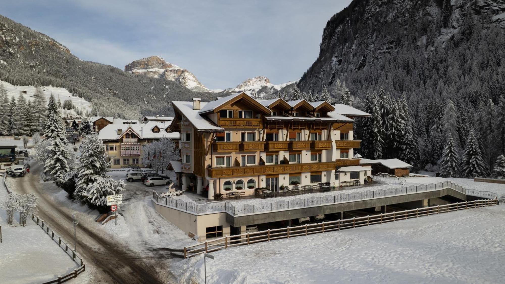 Alpenhotel Panorama カンピテッロ・ディ・ファッサ エクステリア 写真